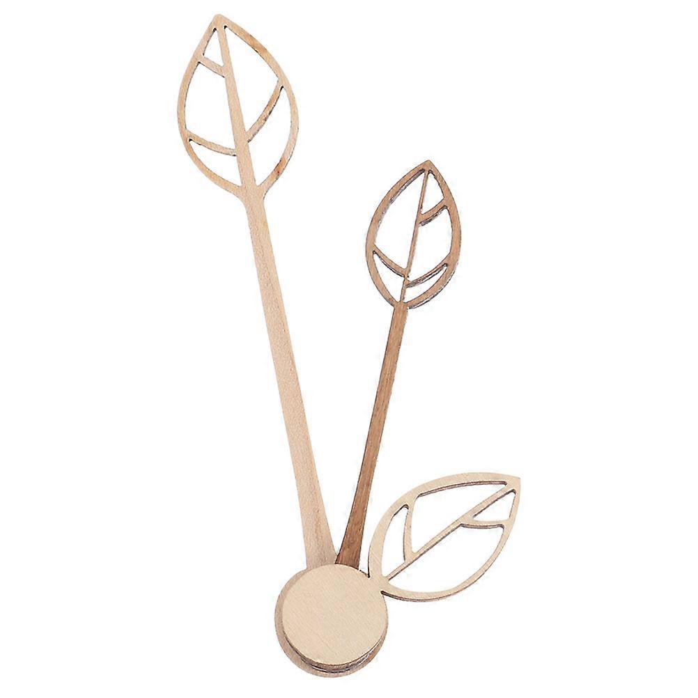 Replacement Clock Hands Wall Clock Parts Diy Enthusiasts Quartz Movement Khaki Color 10.00X2.00X0.10cm 1Set