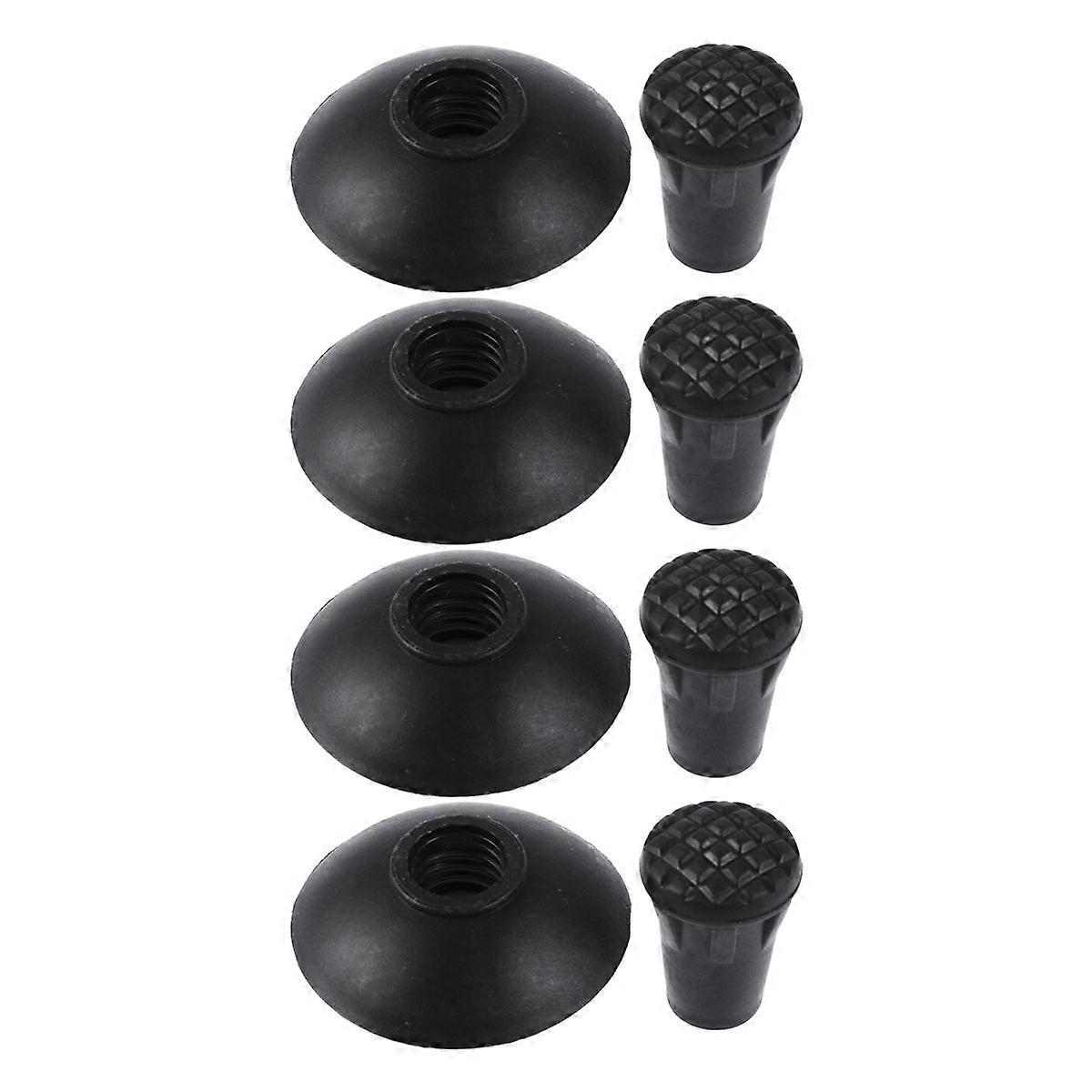 Trekking Pole Replacement Tips Hiking Poles Walking Sticks Anti-Skid Safety Protection 8Set
