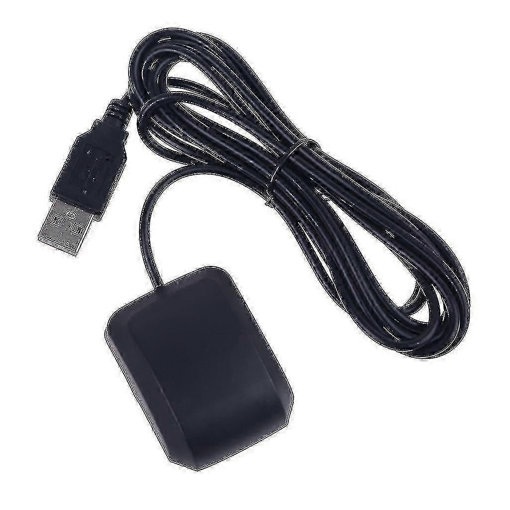 USB GPS Module Receiver with Antenna for Laptop Car Navigation, External GNSS G-Mouse for Vehicle Outdoor Positioning