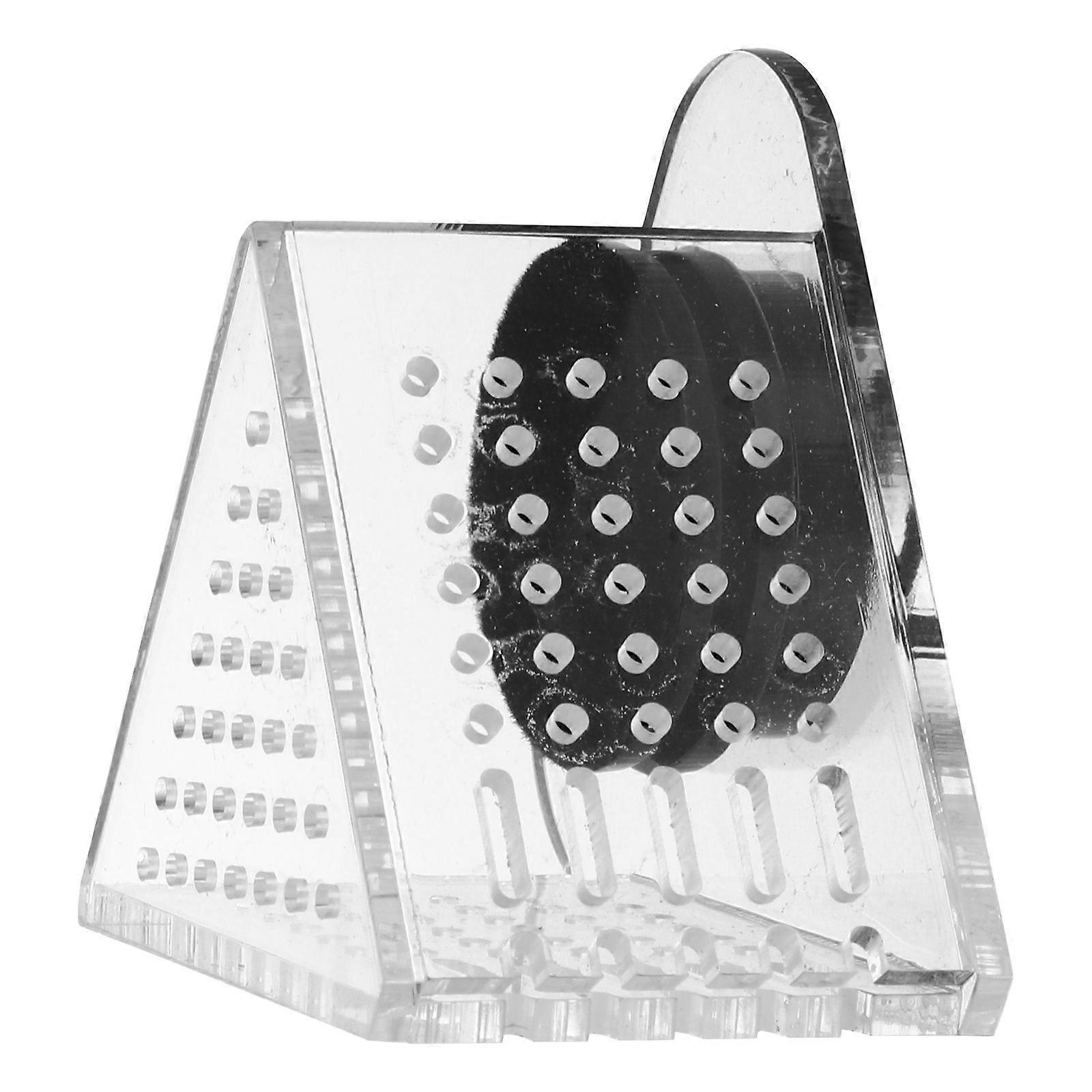 Fish Feeding Tool Aquarium Maintenance Square Shape Acrylic Material 3.1×2.6×3.5in 1Set