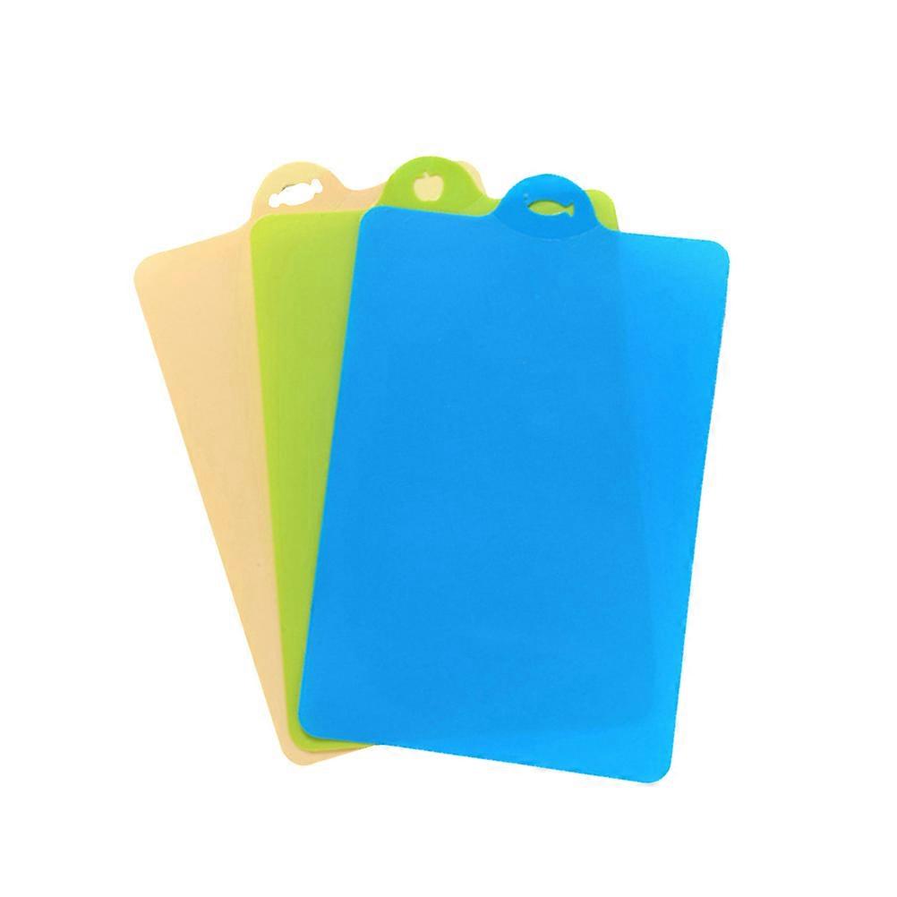 Thawing Plate Plastic Chopping Board Nonslip Kitchen Use 39x25x0.2cm 3Pcs/Set