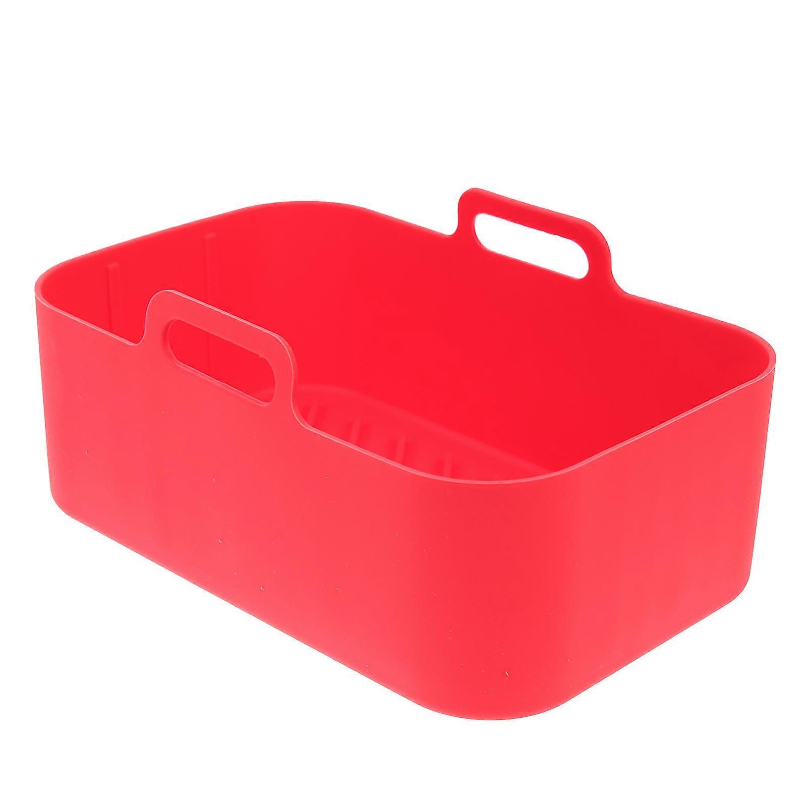 Reusable Air Fryer Silicone Basket Non Stick Baking Tray, Heat & Cold Resistant, Easy Cleaning Accessory for Air Fryers