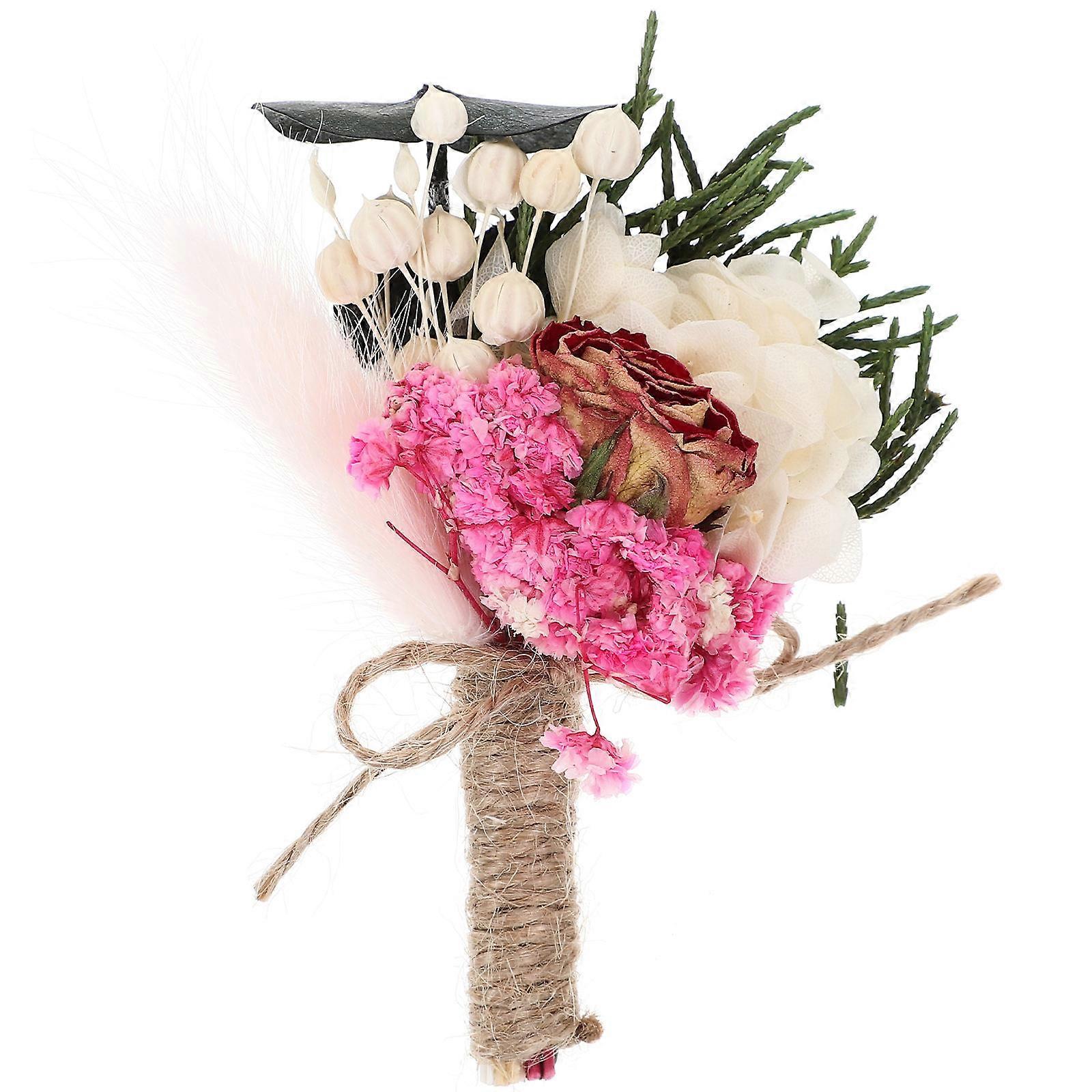 a polished and engaging product description for your **Mini Dried Hydrangea Flower Corsage**:

 

### Elegant Mini Dried Hydrangea Flower Corsage – &