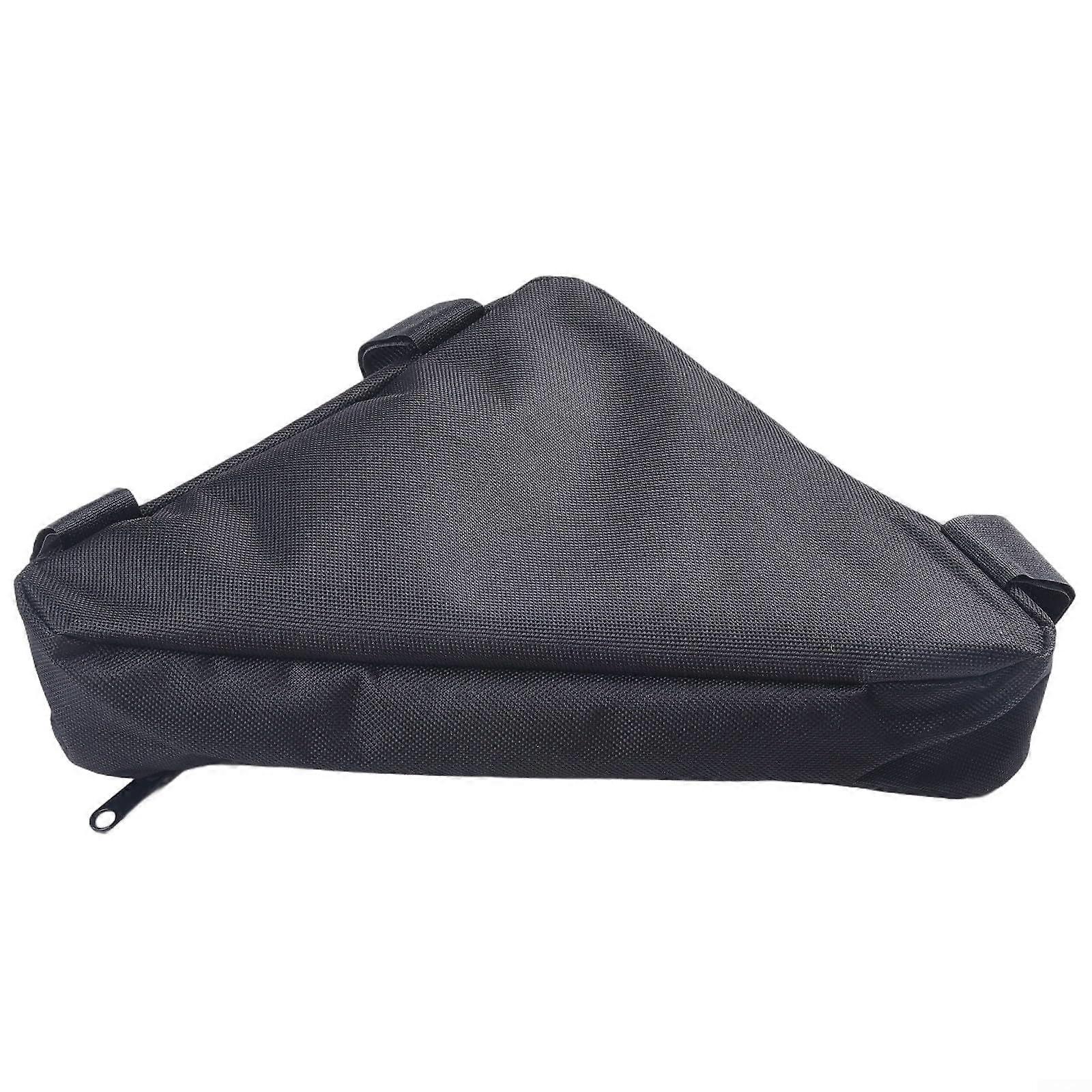 Triangular Bicycle Bag for Keys, Wallet, Mobile Phone, Front Tube Frame Bag, Mountain Bike Triangle Bag, Secure Closure