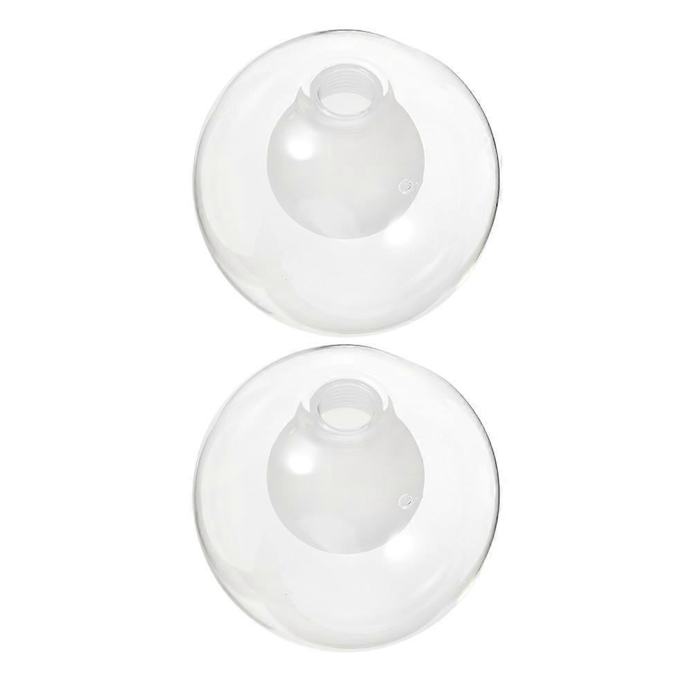 Globe Glass Shade Replacement Double Lamp Shade Base G9 Chandelier Pendant Light For Hallway Multi 12cm Easy Installation 2Pcs