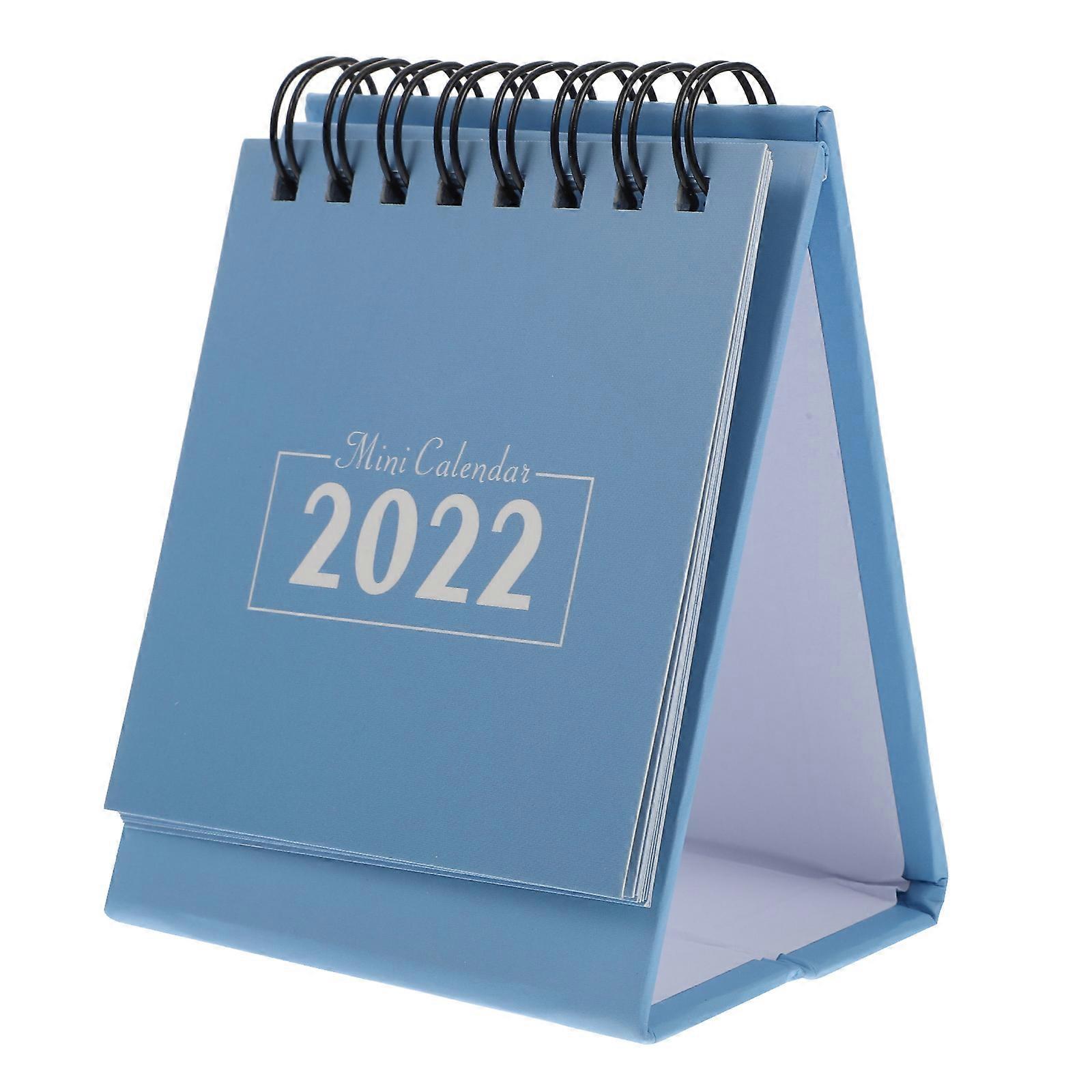 Small Calendar For Desk Office Desk Calendar Rectangular .9X3.0X0.8in Time Checking Memo Writing 1Set