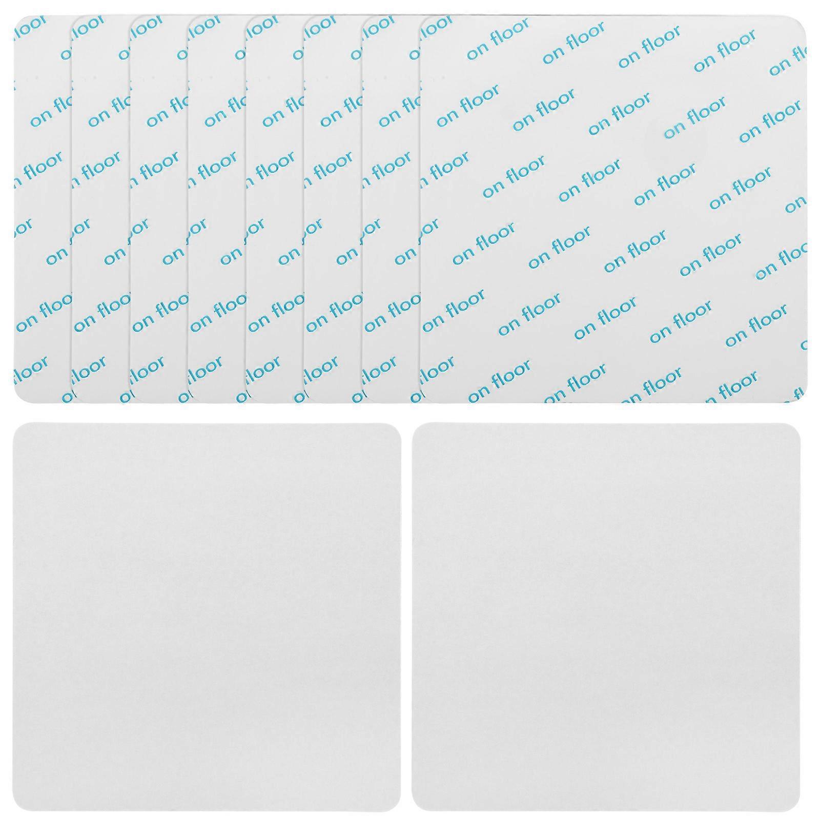 Rug Pads Carpet Gripper Fix Carpet Firm Bonding For Office White Square 10Set
