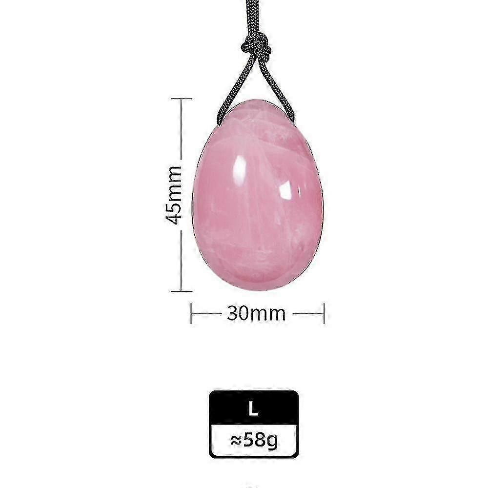 1 ensemble naturel rose quartz rose yoni jade oeufs guérison cristal massage bâton pierre femmes kegel exerciser reiki guérison-ss