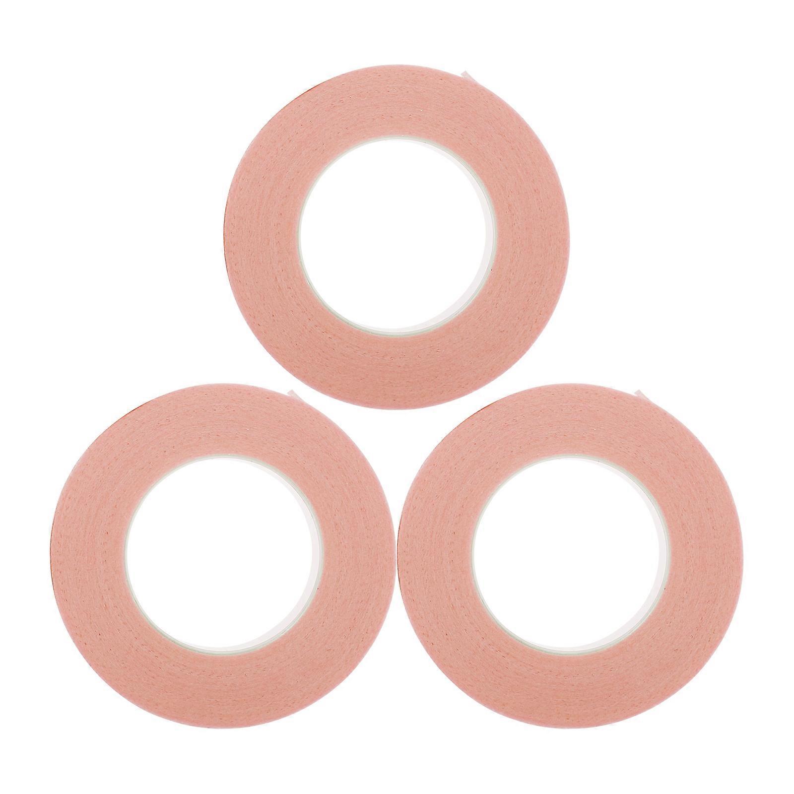 Eyelash Extension Tapes for Home Use Comfortable Breathable Non Woven Fabric Pink 3Pcs