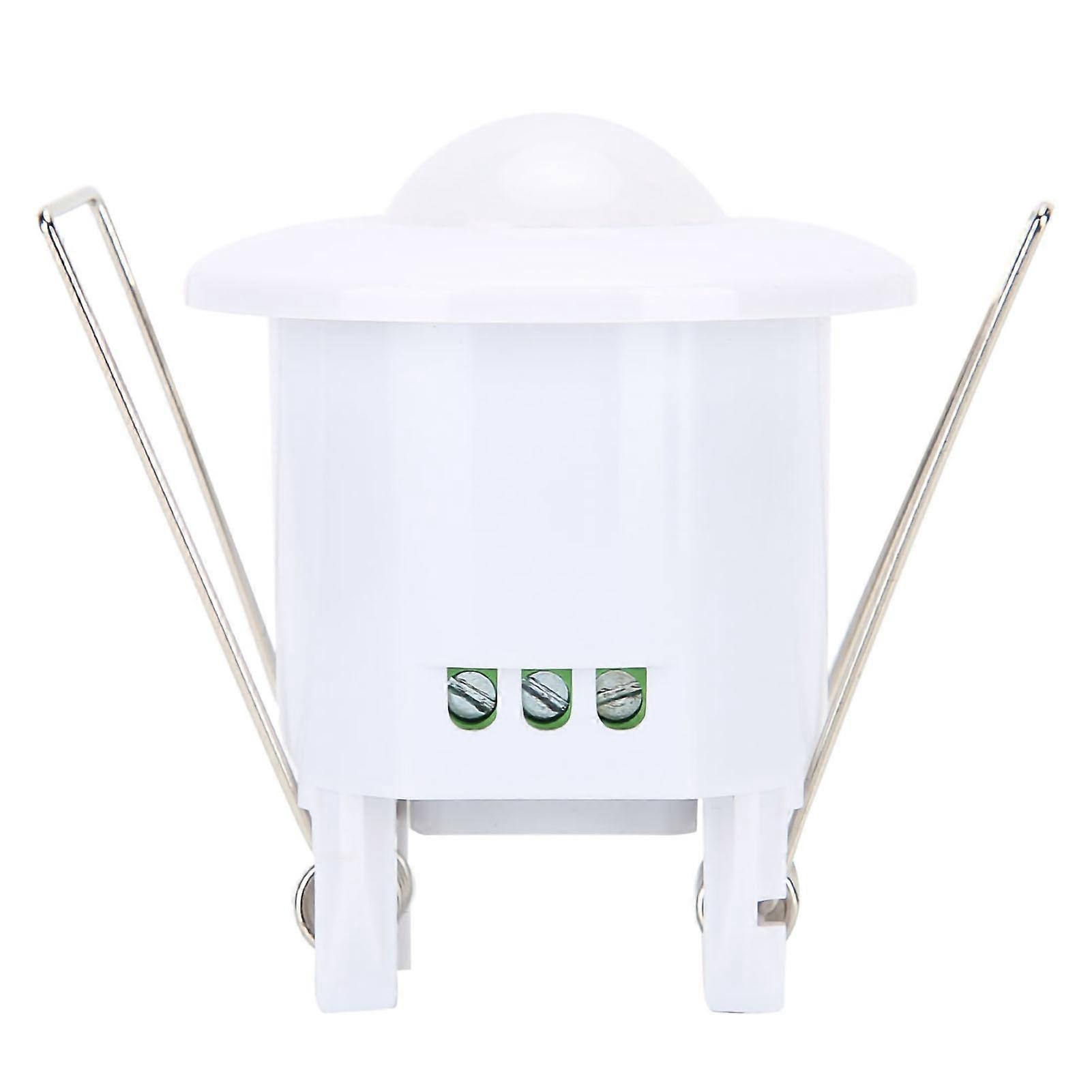 360° Recessed Automatic PIR Infrared Motion Sensor Switch with Time Delay for Ceiling Light 100-240V