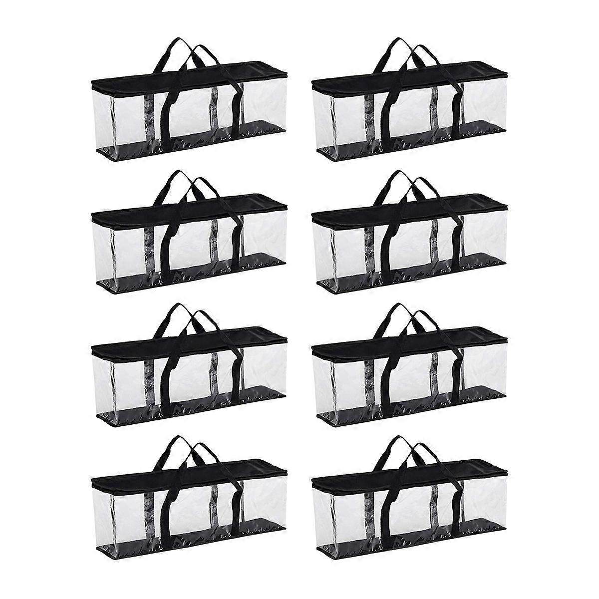 Large Clear Holds DVD CD Storage Holder Easy Zip Closure Carry Bag