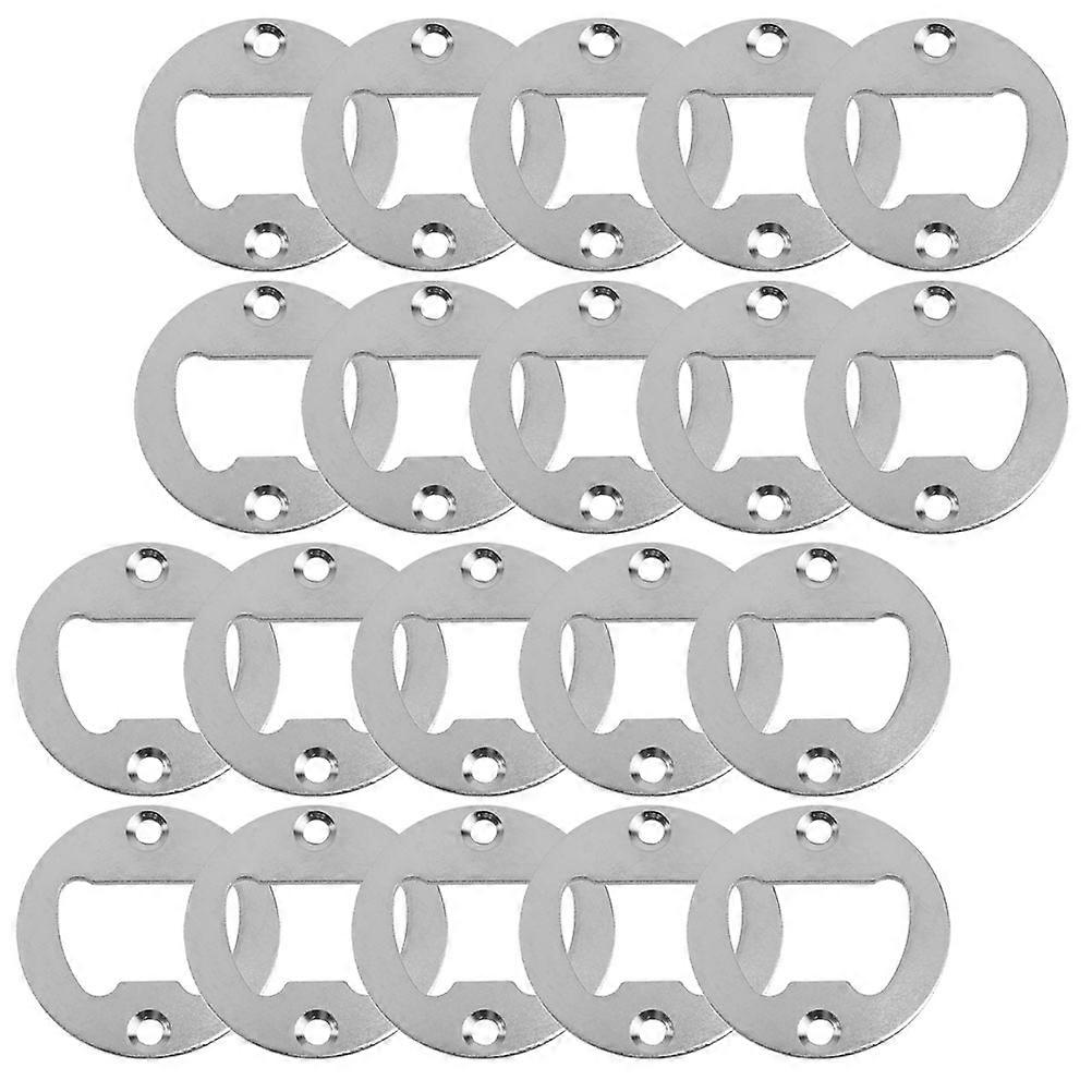 Bottle Opener Making Tool Bottle Opener Diy Accessories For Diy Hobbyists 4x4x0.4cm 20Pack