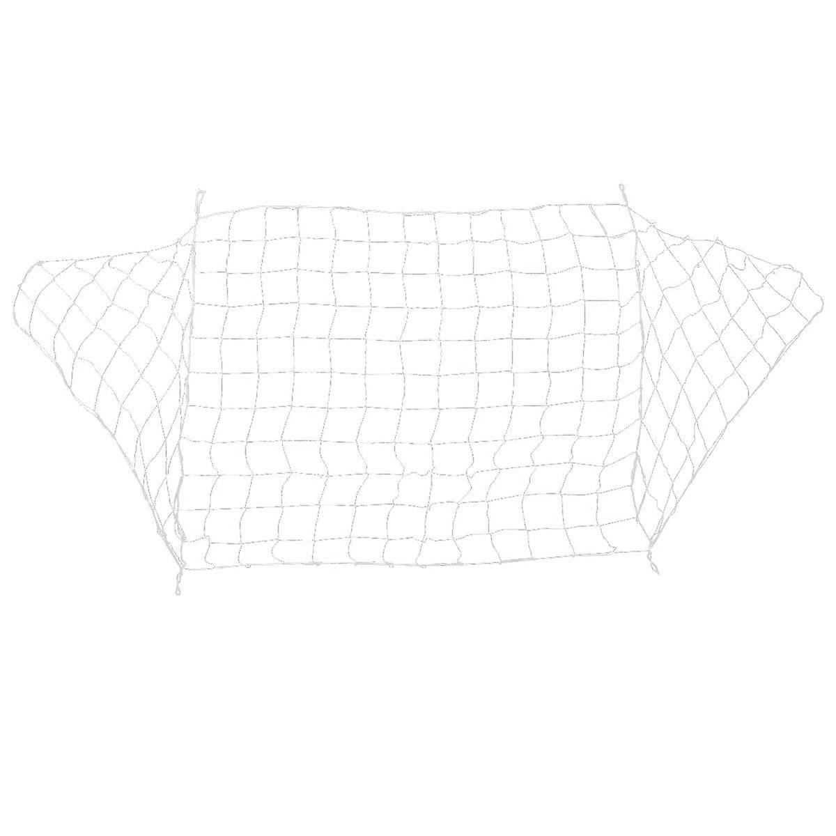 Football Net Durable Polypropylene Soccer Net Sports Match Training Tools(White)