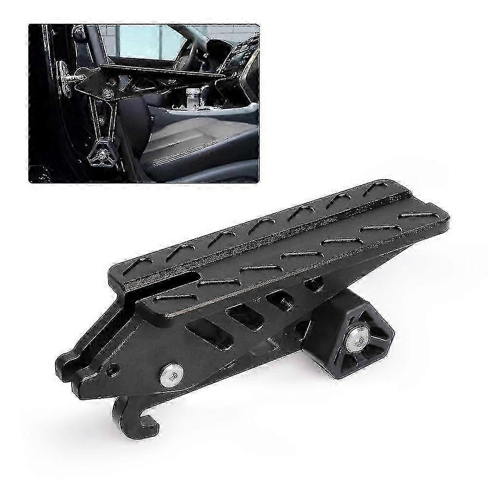 2022 400 Lbs Vehicle Door Step Aluminium Auxiliary Foot Pedal Foldable Roof Rack Step Universal Latch Hook for Cars and SUVs