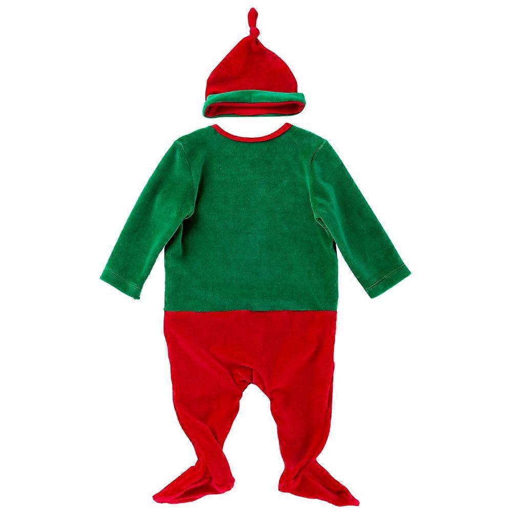 Santa Claus Jumpsuit Costume with Hat – Soft, Durable & Skin Friendly Outfit for Christmas, Party, Photoshoot & Daily Wear