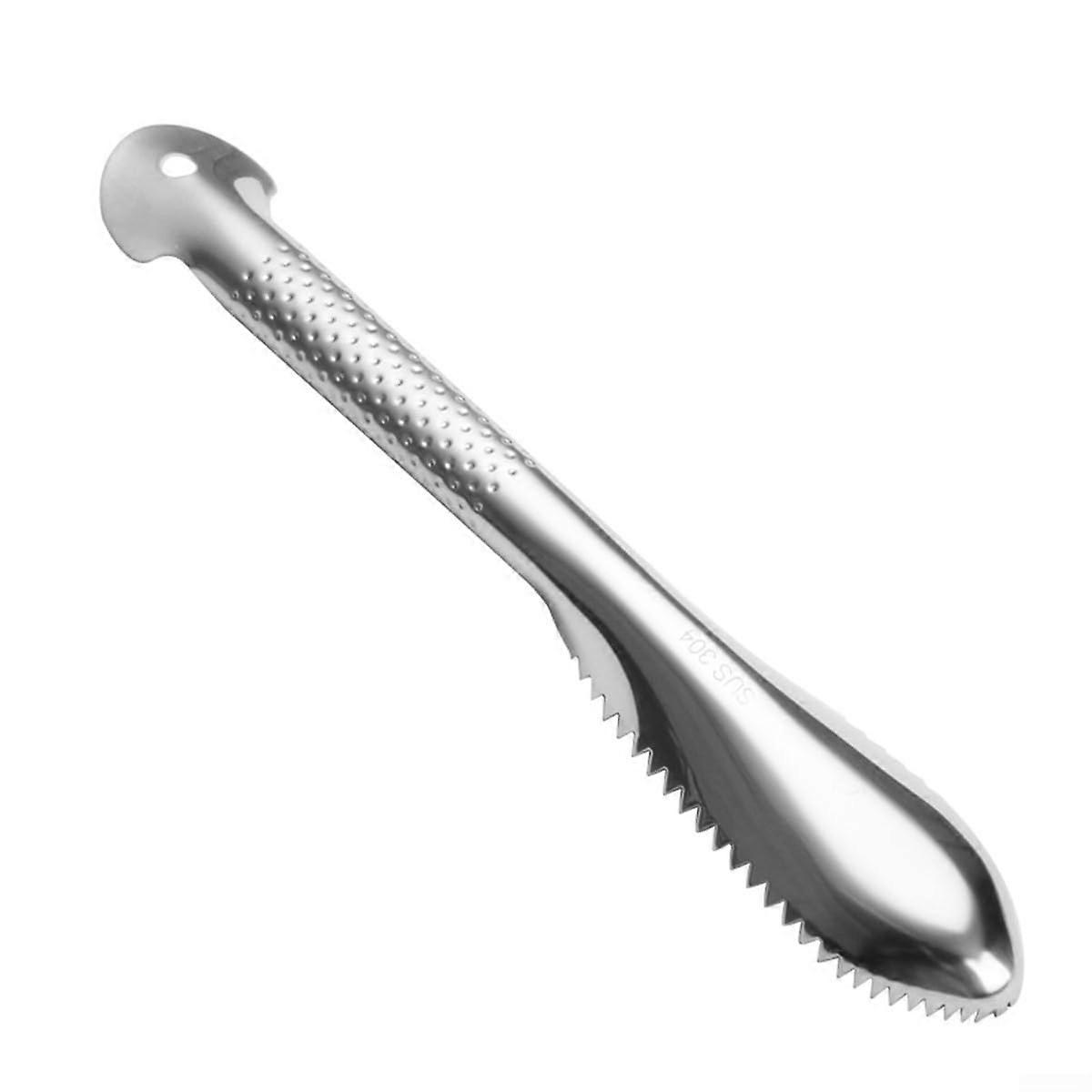 performance stainless steel fish scaler with tail design for convenient gill extraction