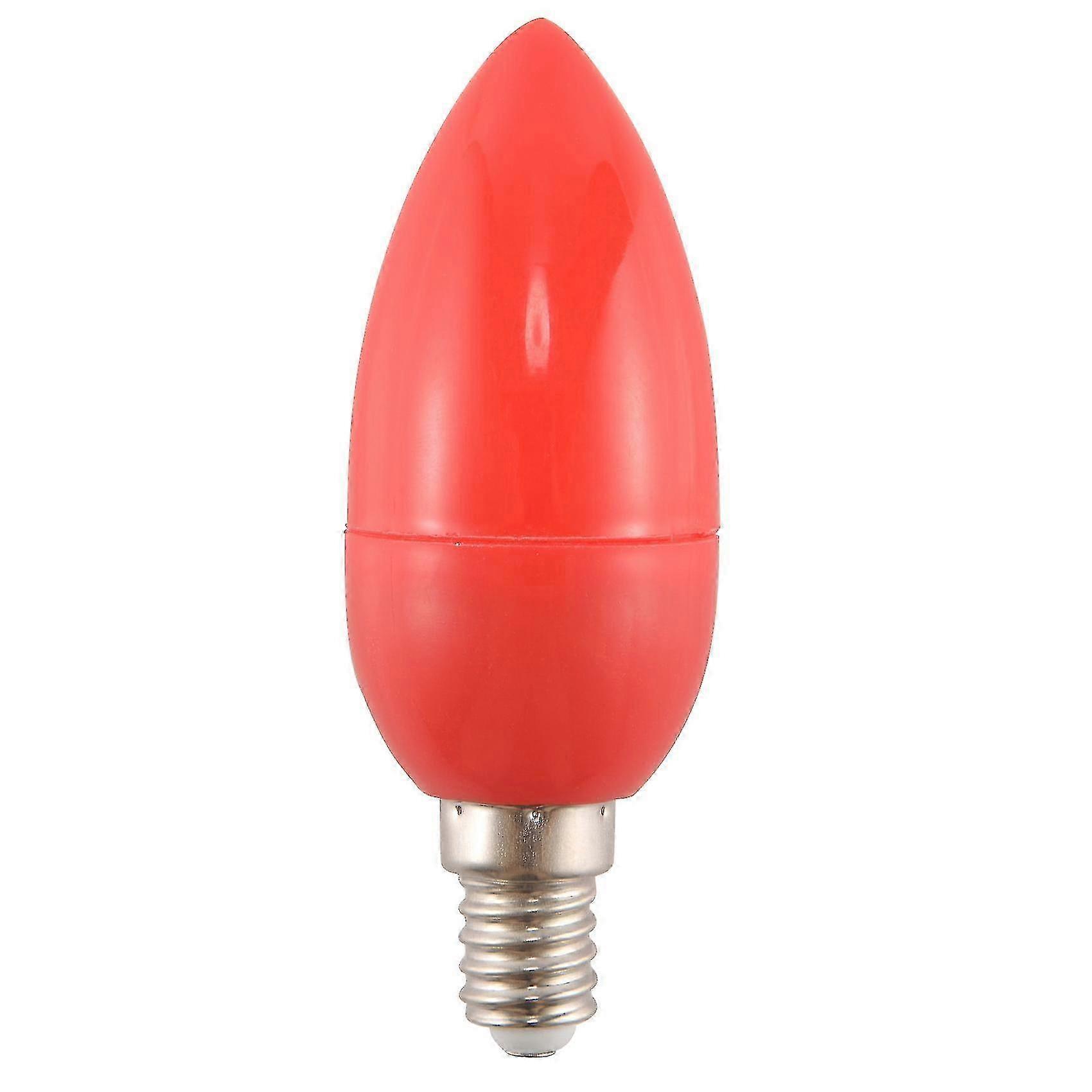 Energy Saving E14 Red Candle Light Bulbs for Good Fortune