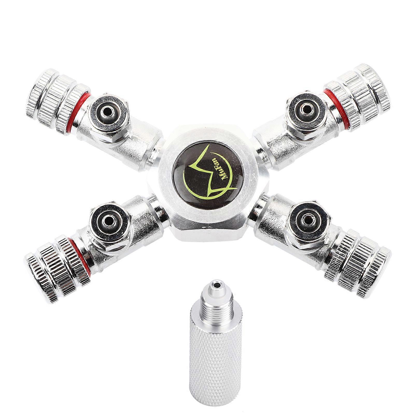 Multi Ways Distributor Aquarium Regulator CO2 Splitter Valve Fish Tank(4 Ways)