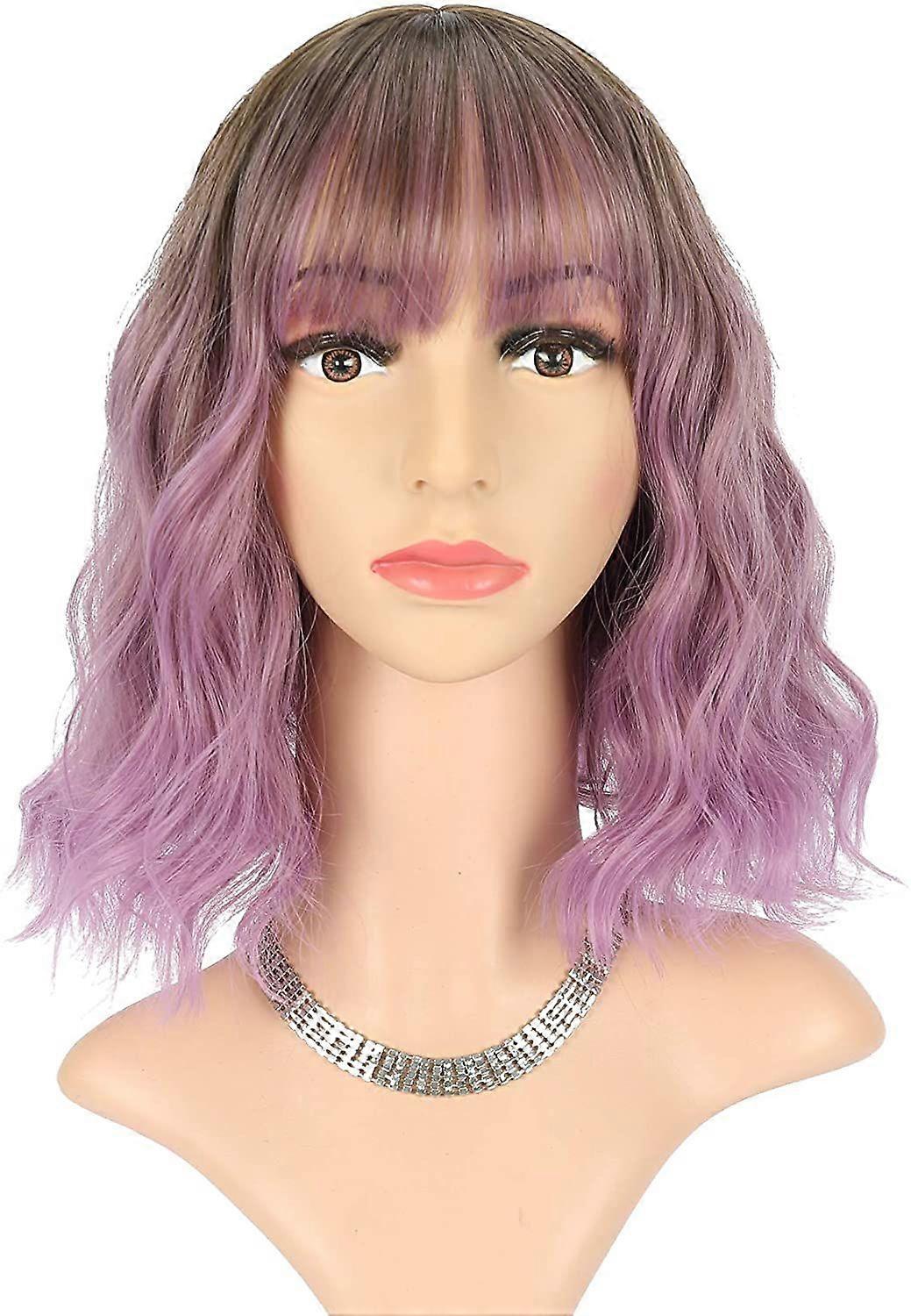 Leaf Brown Wavy Wig