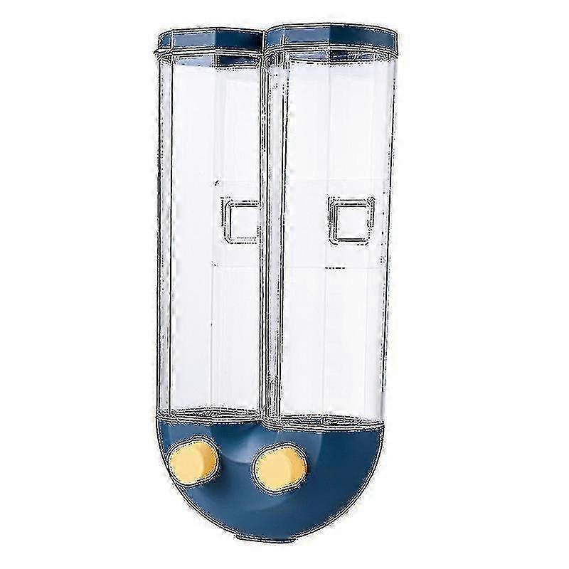 Wall-mounted Push-type Waterproof Sealed Cereal Storage Dispenser for Grains