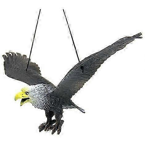 Reflective Owl Shaped Bird Scare Device - Repels Pigeons, Crows, and More