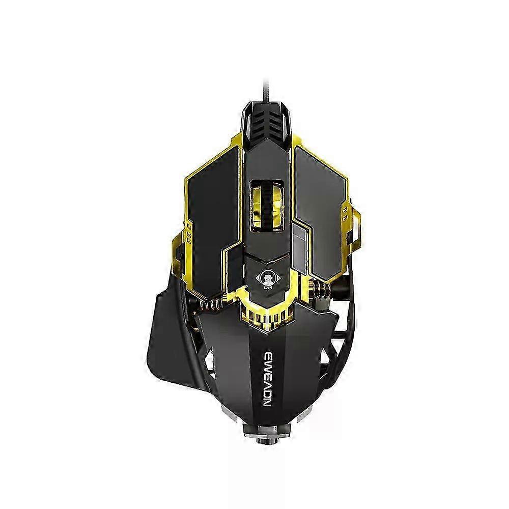 G5 Meccanico E-sport Mouse cablato RGB 9 pulsanti Programmazione macro Gaming Mute Mouse 12800 DPI per computer e laptop