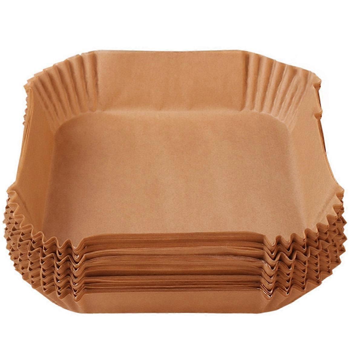 Air Fryer Special Paper Silicone Oil Paper Oil-Absorbing Paper Food-Specific Paper Gasket Household Paper Plates B