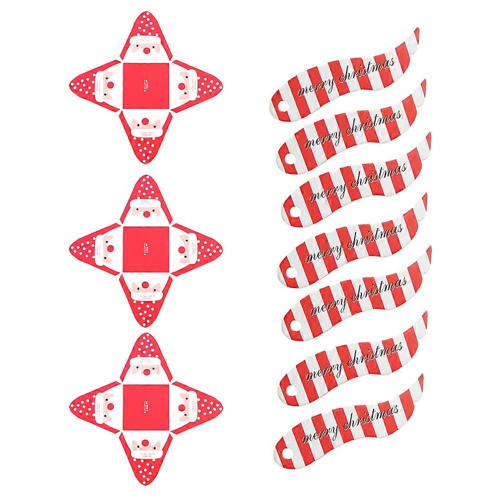 Candy Boxes For Sweets Holiday Party Candy Box Red Christmas Occasion 8X9 Cm 1Set