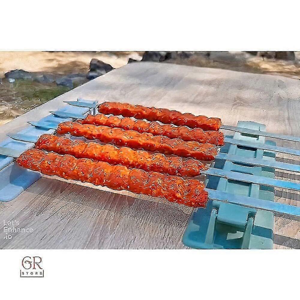 شواية صانع الكباب بالأسياخ ، صانع الكباب ، مكبس الكباب ، قالب الكبوب اليدوي ، شكل كباب الكفتة الخاص بك مثل الشيف التقليدي