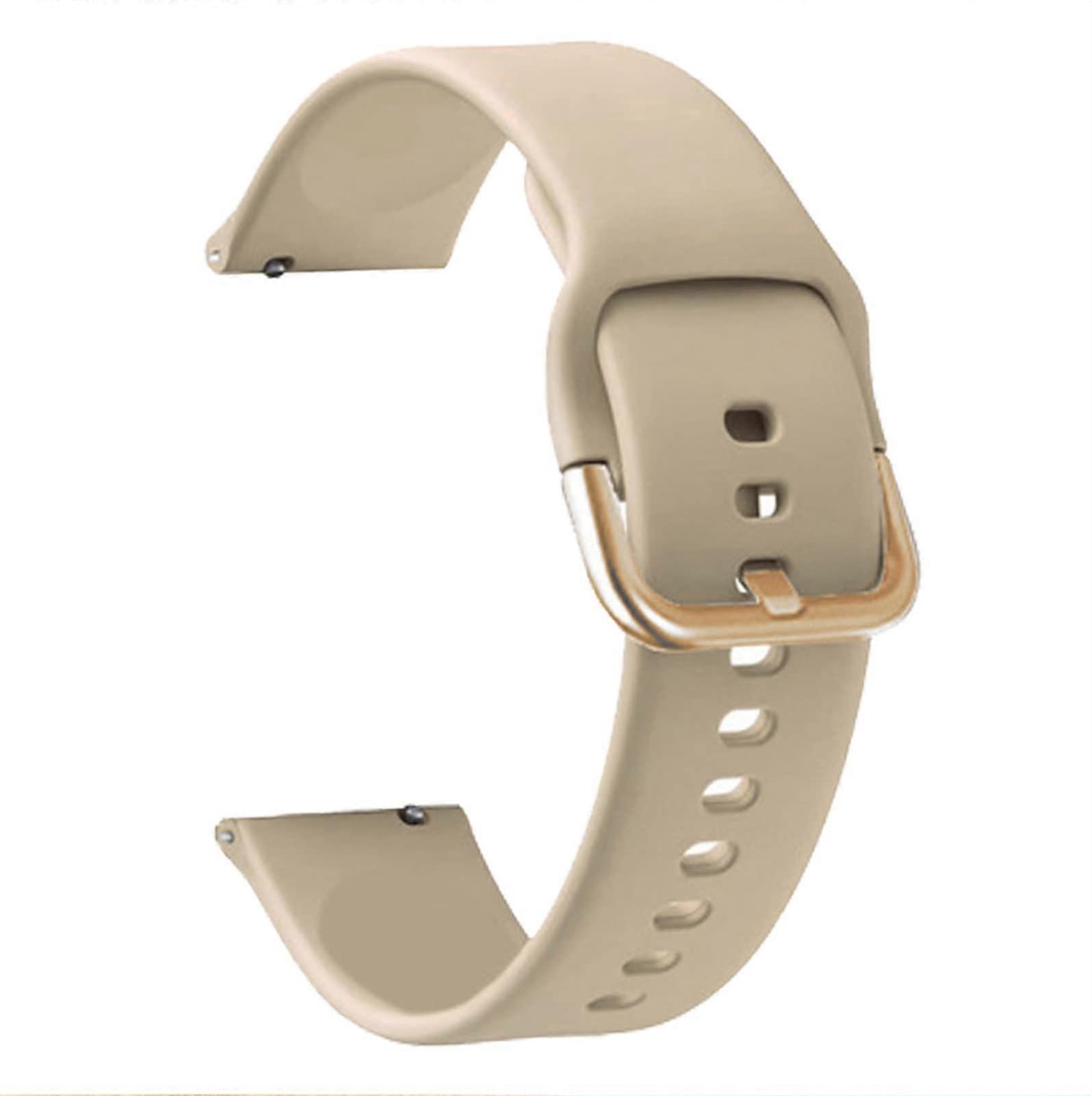 Soft Silicone Watch Strap for Xiaomi Haylou Solar LS05, 22mm Khaki Smart Watch Band, Durable and Comfortable Fit