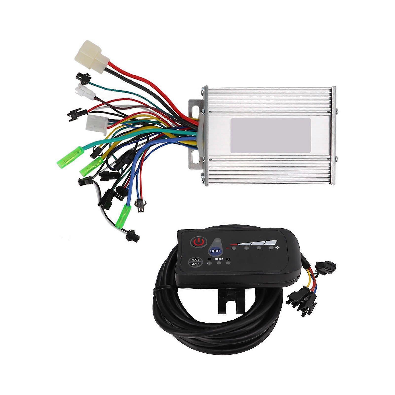48V 450W Motor Brushless Controller 9 Tube Electric Bicycle Motor Controller with 810 LED Display PanelYMQX)
