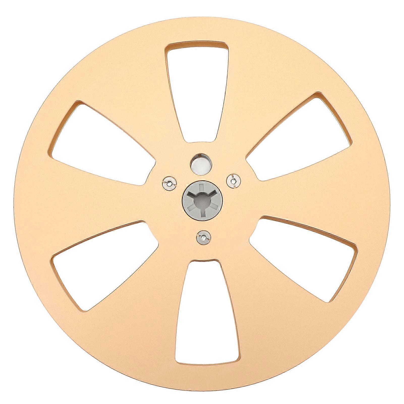 ユニバーサル 1/4 インチ ゴールド グレー アルミニウム合金 7 インチ リール プレーヤーへのリール