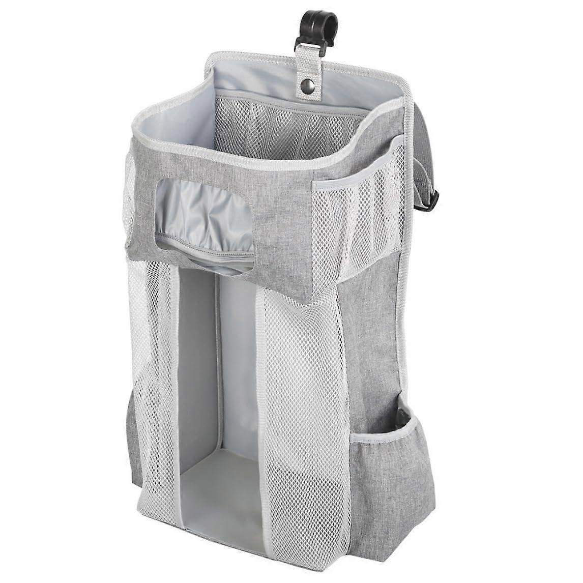 Nappy Organiser Baby Crib Hanging Organiser Large Capacity Nappy Stacker Holder Nursery Storage Bag Ref: 4746