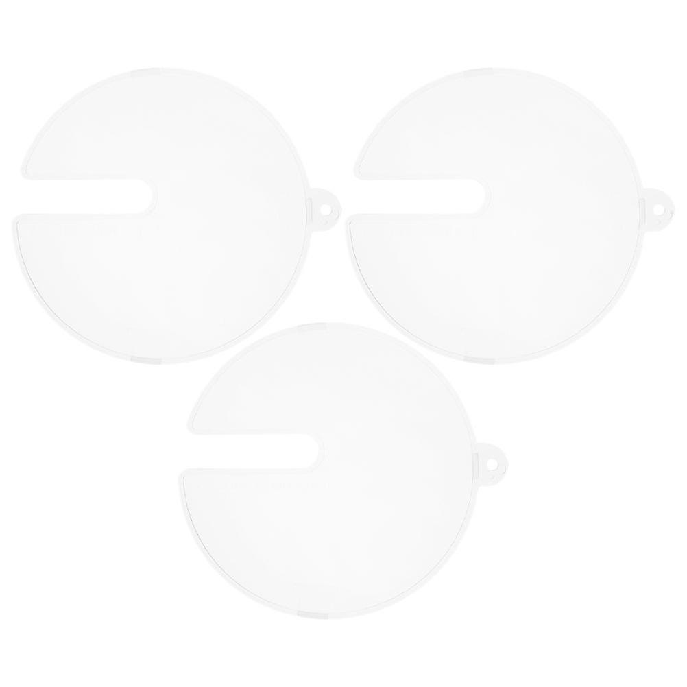 Splatter Shield Hand Mixer Splatter Guard Transparent Round Standard Design For Cooking 3Pcs