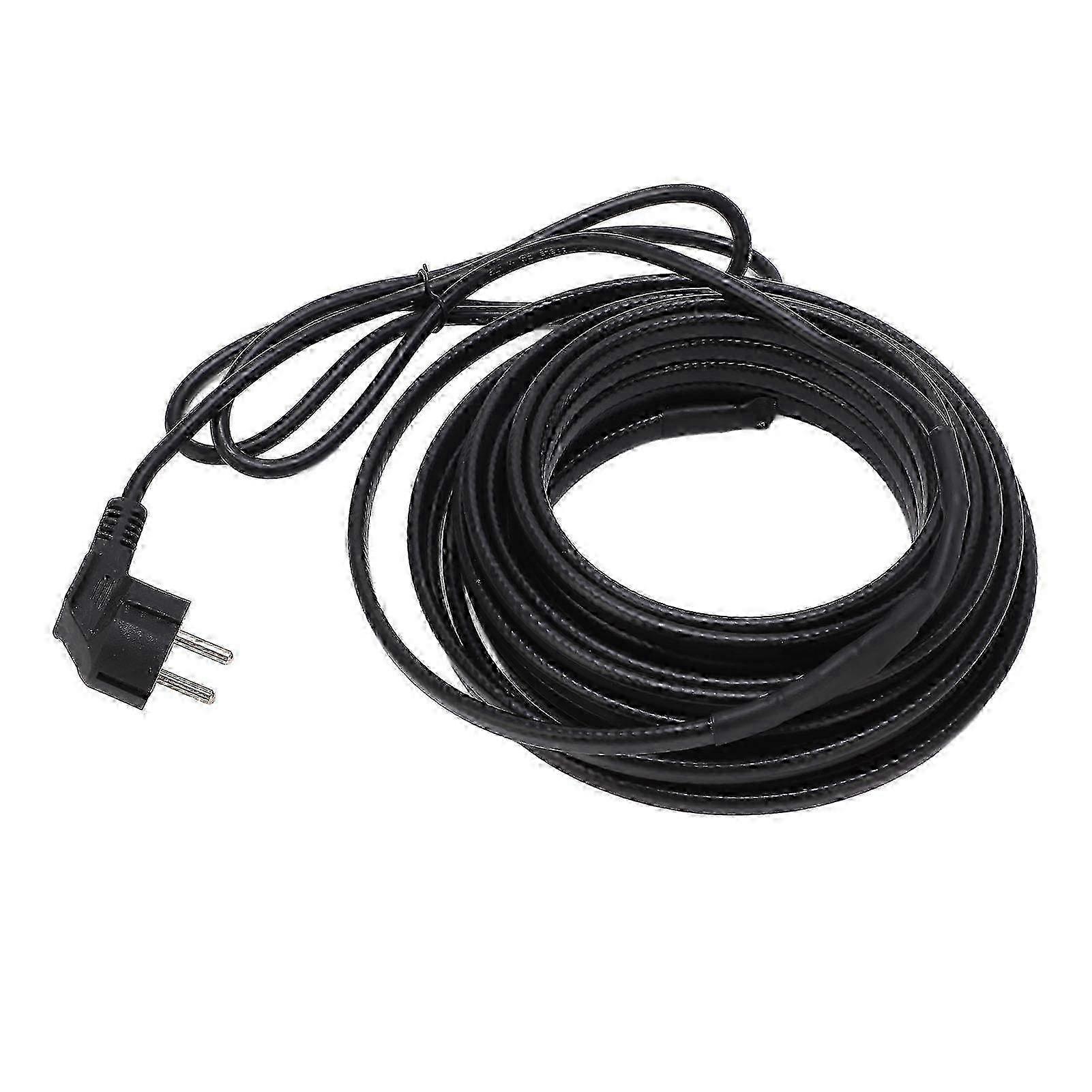 2025 Pipe Heating Cable Self Adjustment Freeze Proof Electric Heat Tape with Explosion Proof Plug 10meter for PVC Hose EU Plug 220V