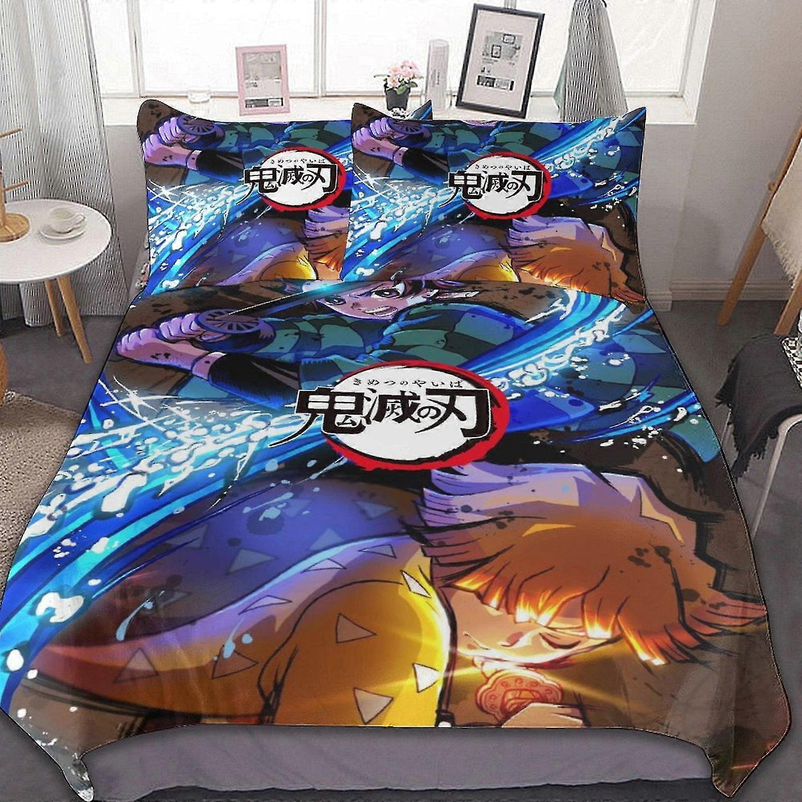 Duvet Cover Bedding Set with 3D Print Lightweight Microfiber, Suitable for Certain Brand, 3 Pieces with 1 Duvet Cover and 2 Pillow Shams