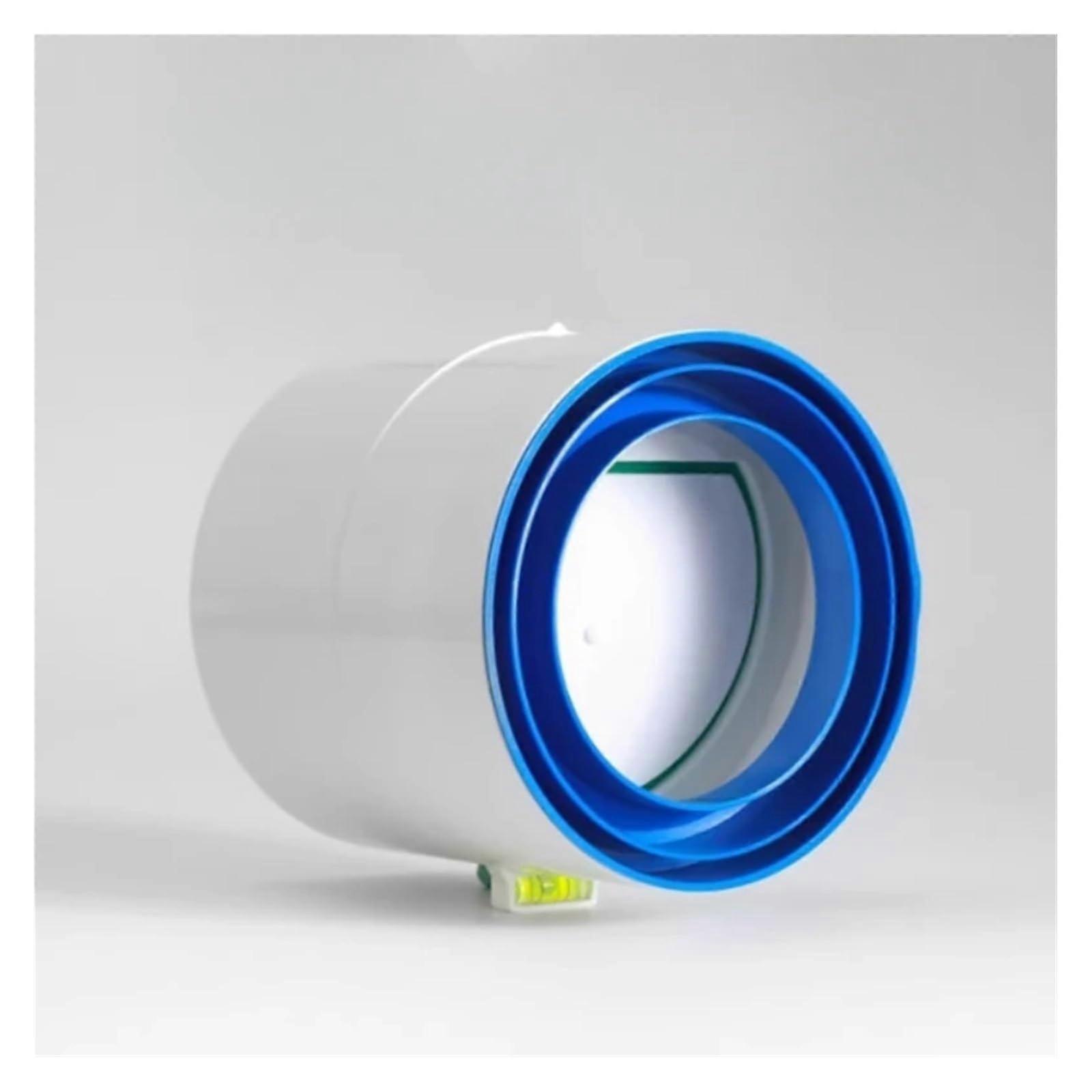 Eufeifeiegds PVC Exhaust Fan Check Valve Backdraft Damper 110mm Round Pipe Air Duct Ventilation Grill Style A