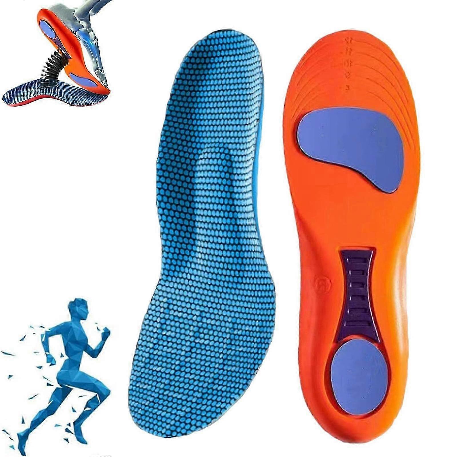 1 Pair of Orthopedic Insoles for arch support, Comfortable arch support Pressure relief, Plantar Fasciitis Insoles for Work