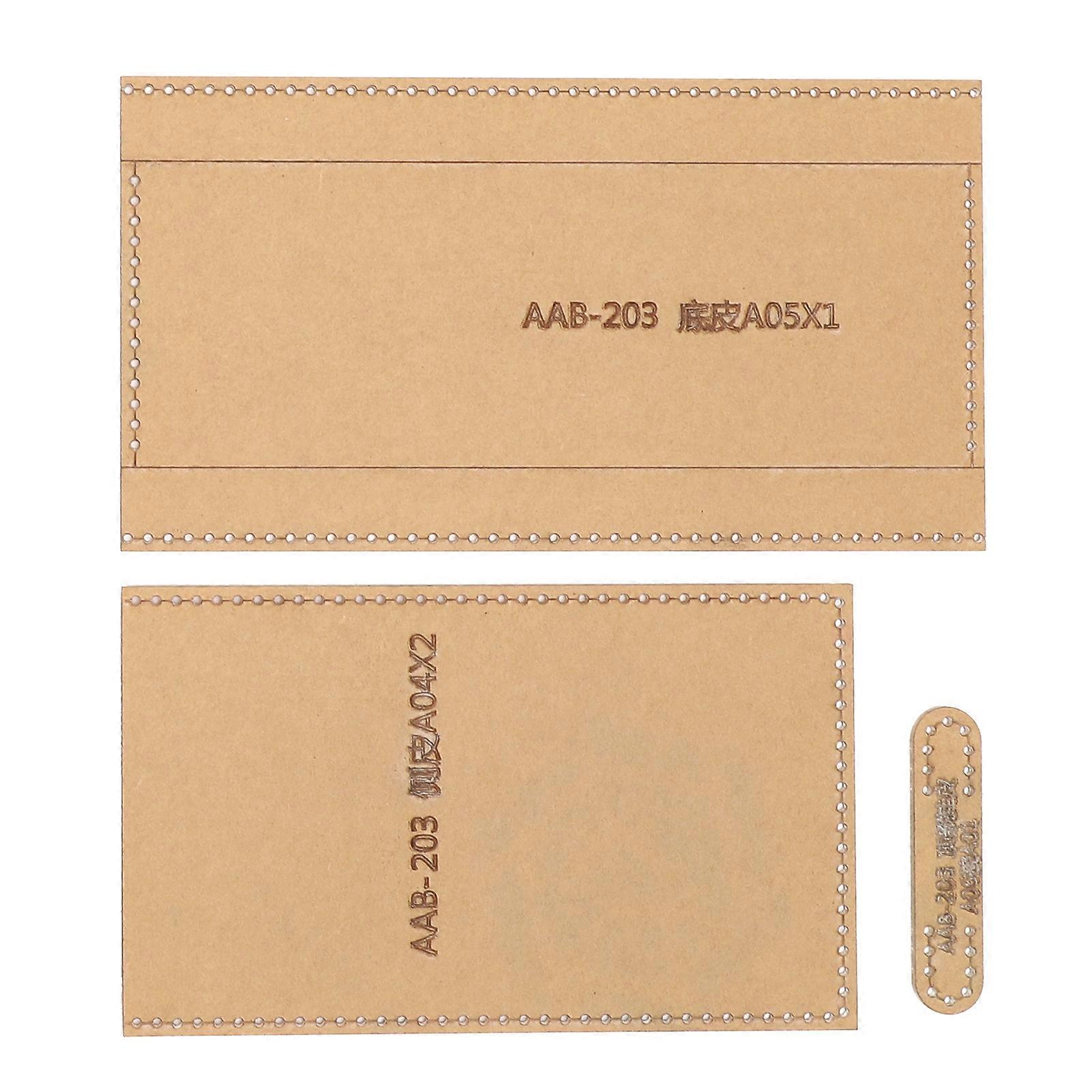 DIY Acrylic Stencil Template Leather Pattern Shoulder Messenger Bag Making Tool AAB-203