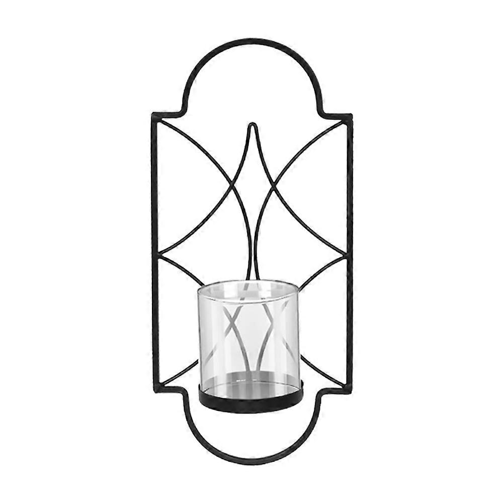 Metal Candlestick Tabletop Arrangement Nordic Creative Wall Decor Geometric Shape 1Pcs