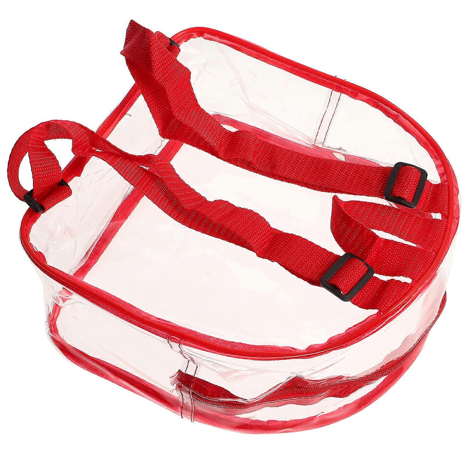 Clear Heavy Duty Backpack for Festivals, Sports & Travel – Lightweight Durable Transparent Shoulder Bag for Easy Identification