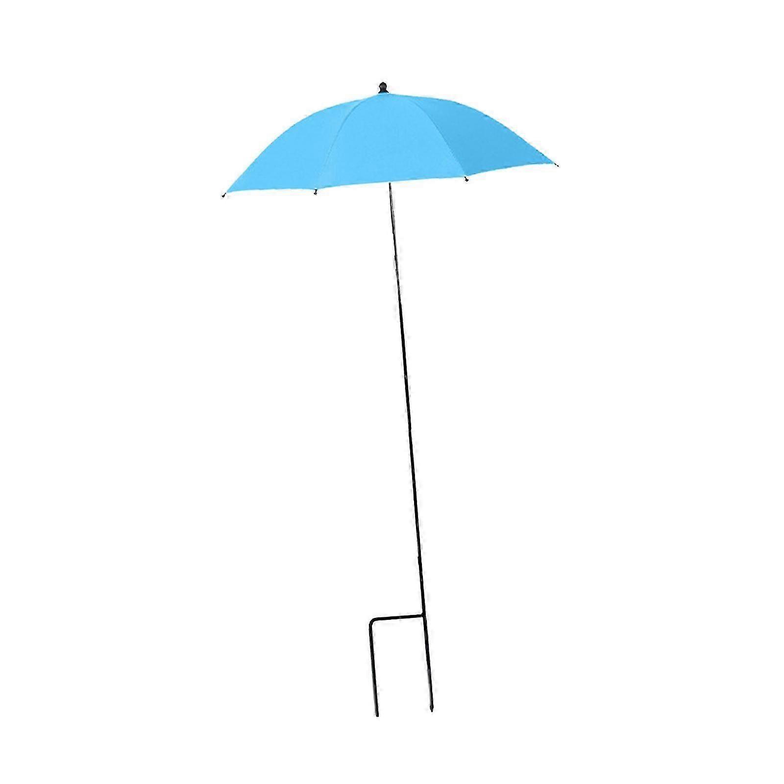 Outdoor Plant Umbrella for Potted Plants Garden Beds Weather Resistant Adjustable 23.6 inch Multifunctional Umbrella