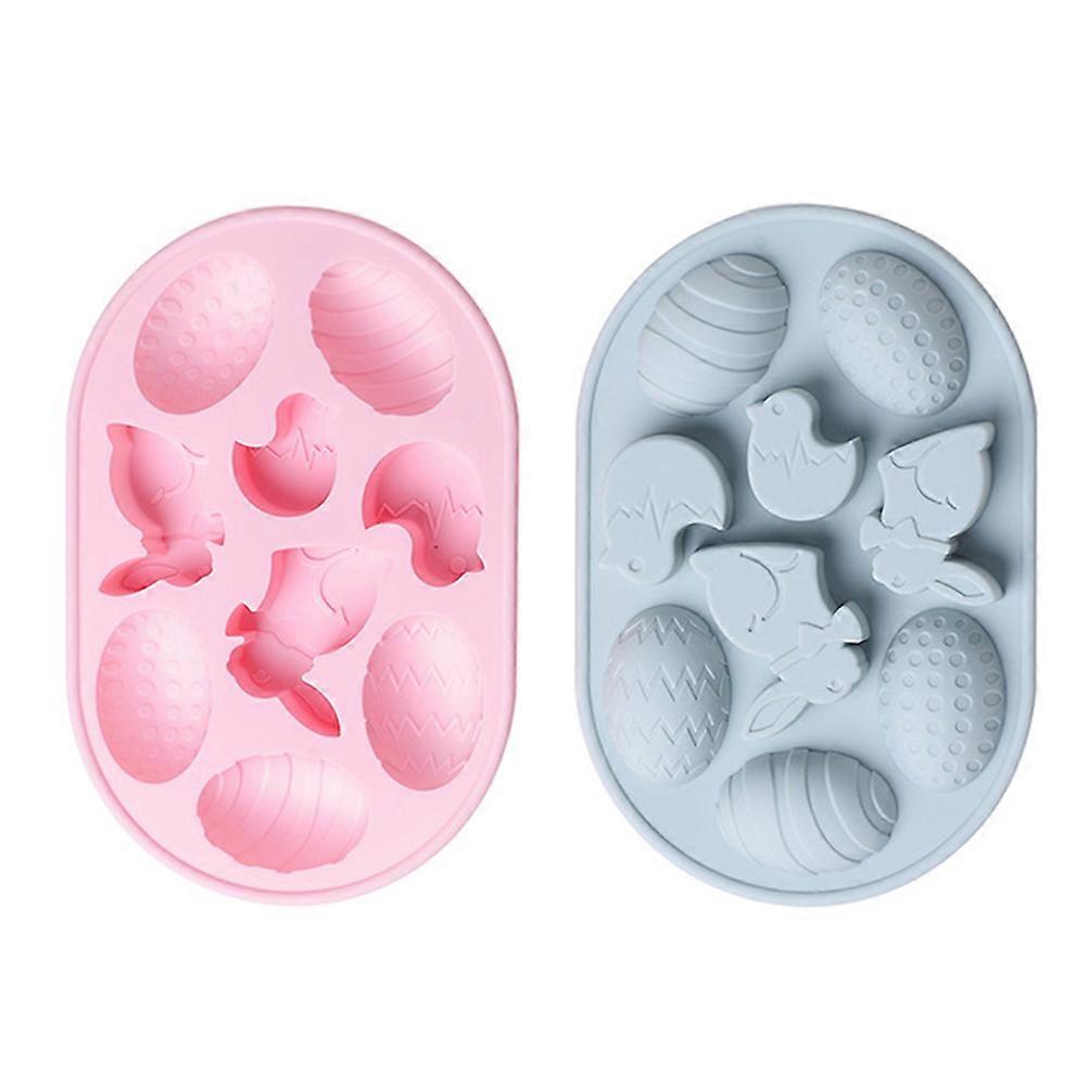 Candy Making Chocolate Molding Silicone Fondant Mold Assorted Color 22.90X15.00X2.30CM 2Pcs