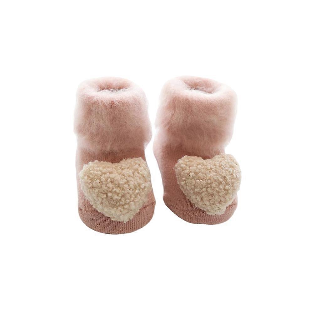 Acrylic Fibers Winter Socks for Newborn Kids Toddler Non-Slip 1Pair