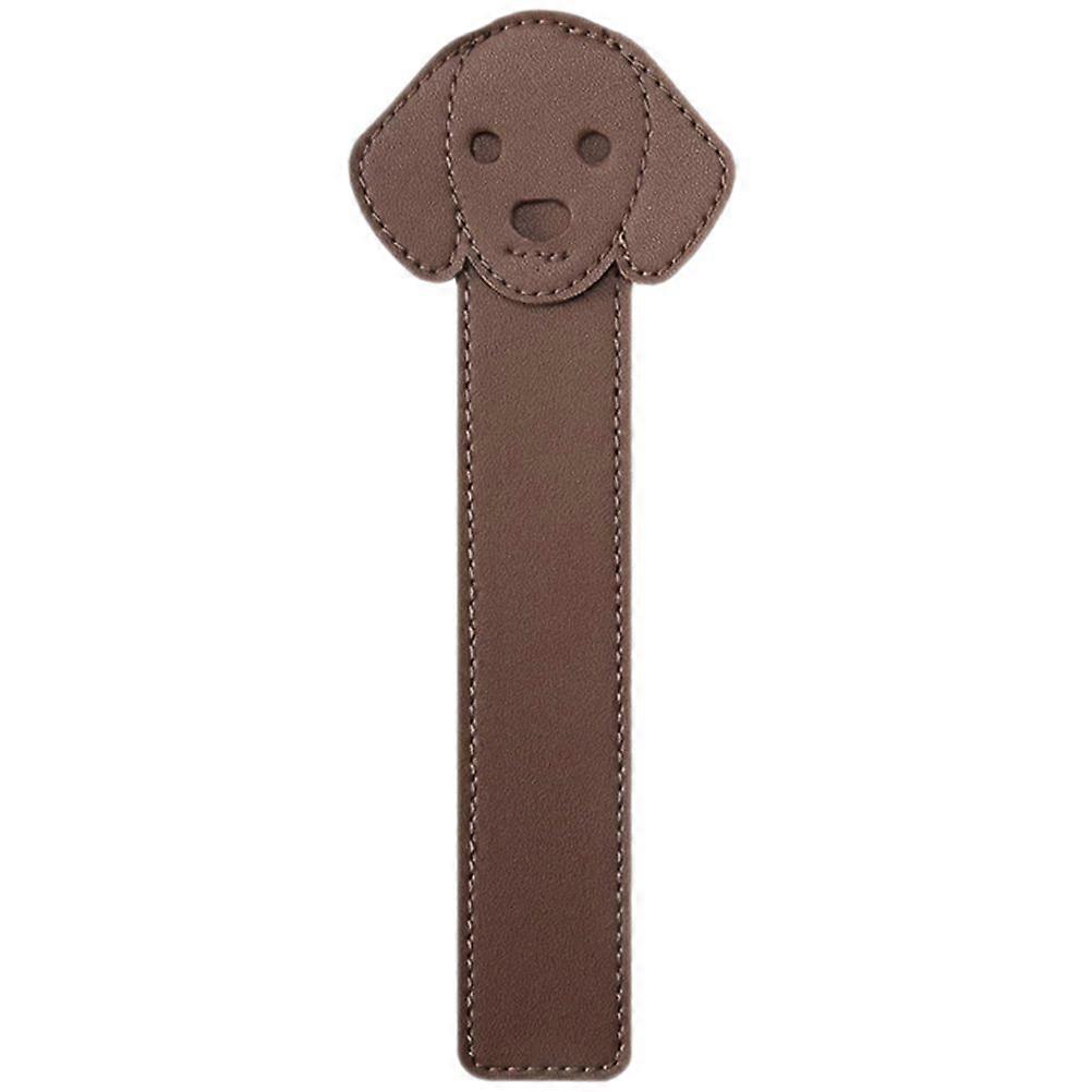 フェイクレザー犬のブックマークPU動物ブックマーク読書ページマーカーブック愛好家ギフト