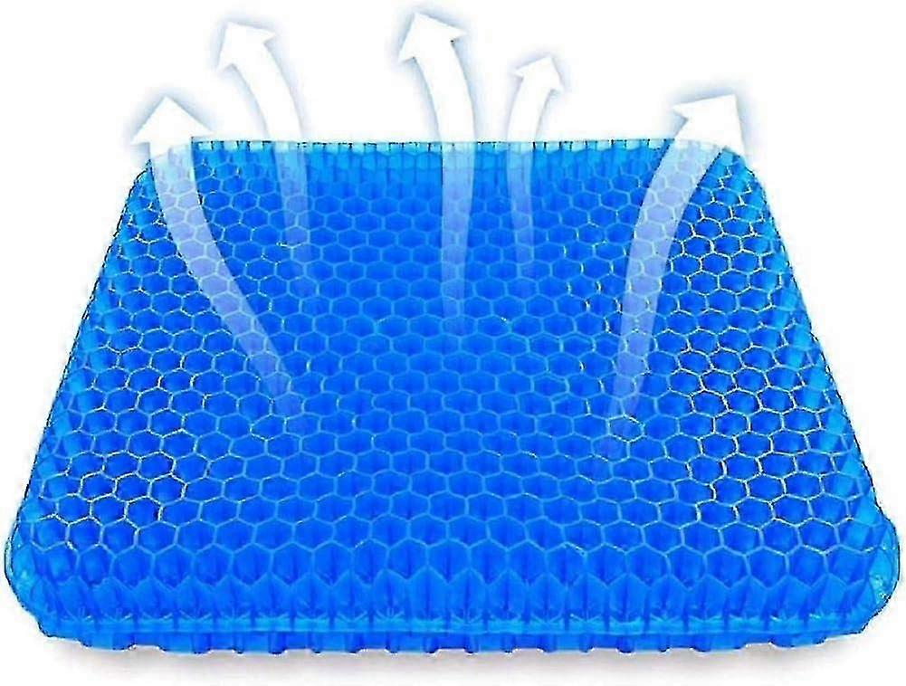 整形外科用ジェルシートクッション、坐骨神経痛尾骨の痛み緩和、ホームオフィス用ハニカム尾骨冷却ゲルクッション
