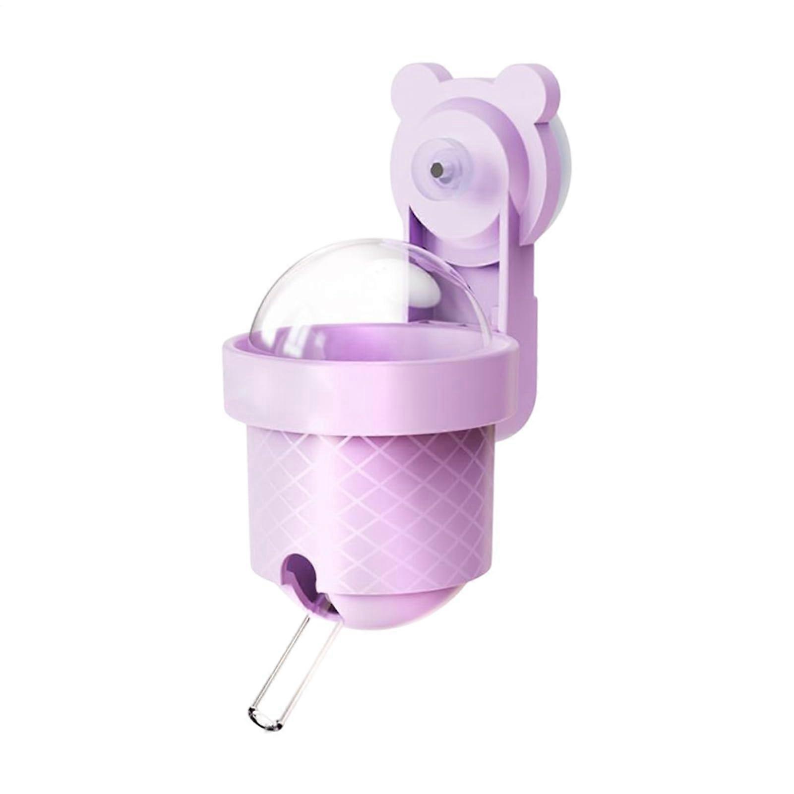 Hamster Water Bottle 250ml, No Drip Pet Dispenser, Easy Install Cage Attachment, Transparent Hydration Solution for Small Animals