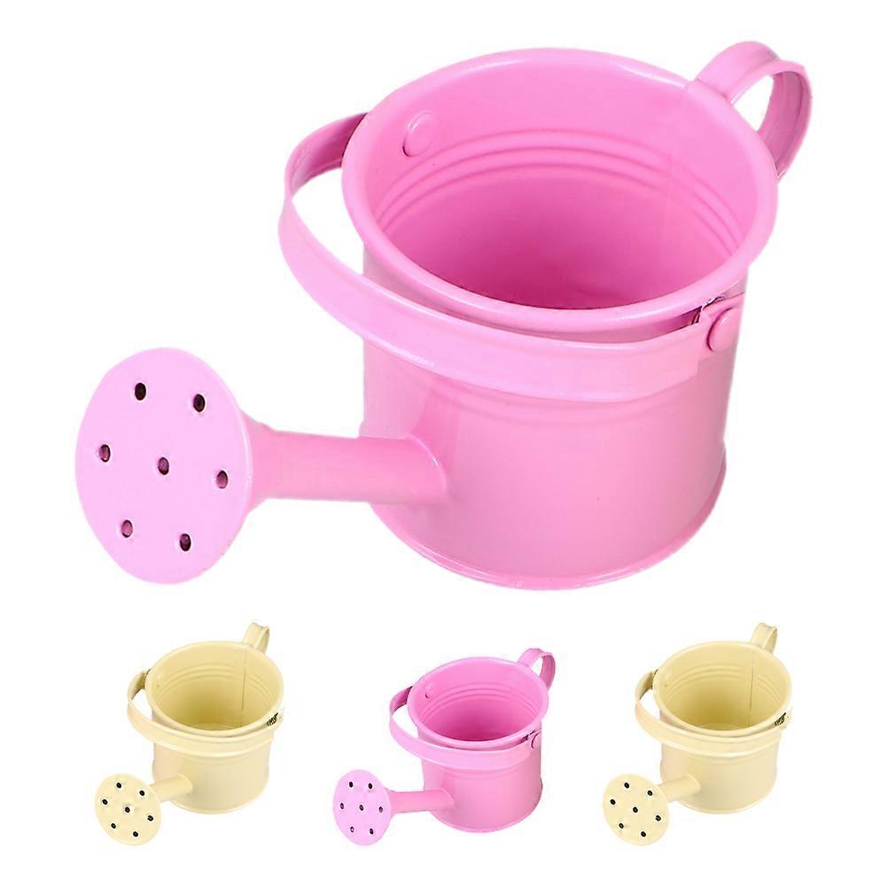 4pcs Metal Watering Can Durable Iron Gardening Tool for Family Use Fun and Education