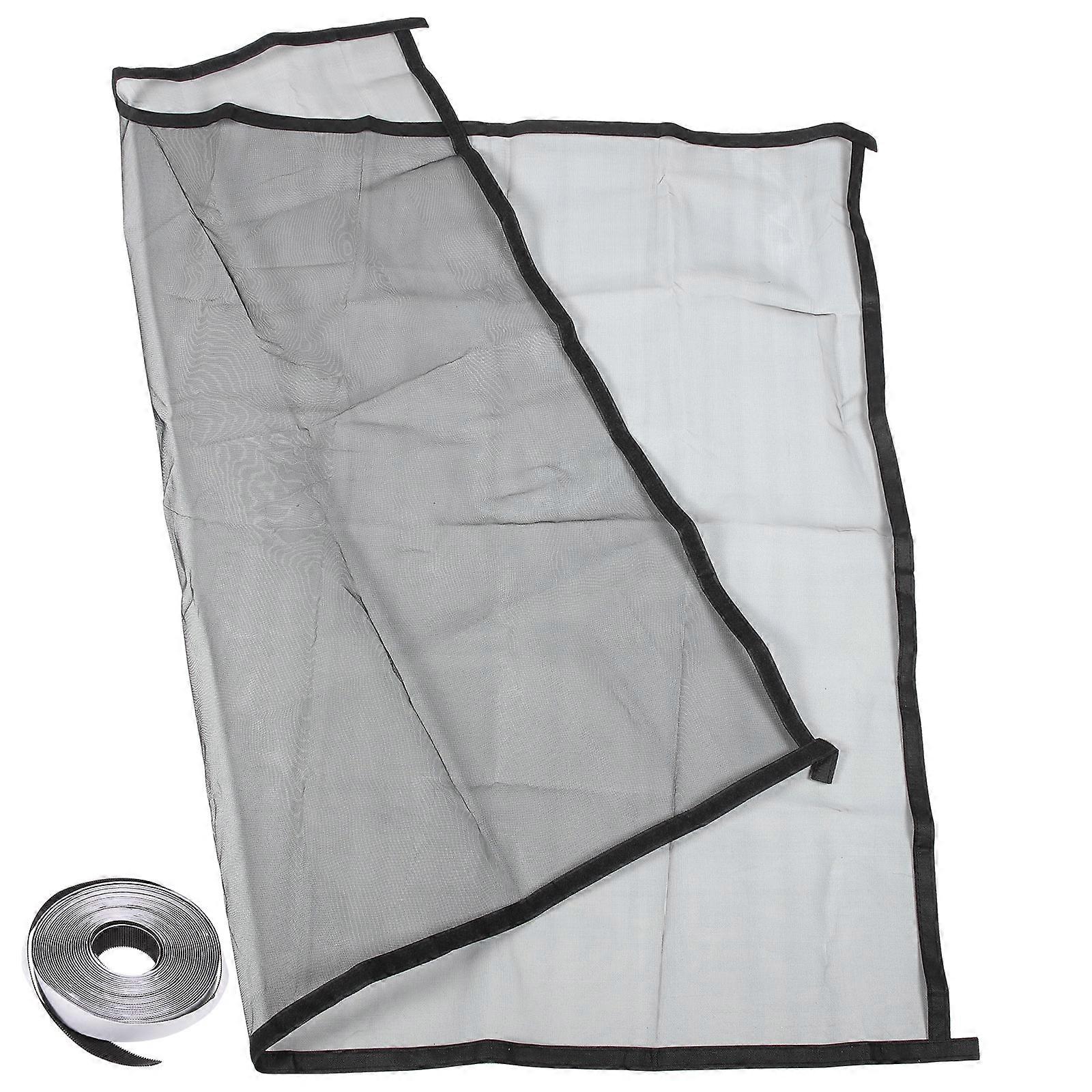 Window Screen Repair Kit Anti Window Mesh Adhesive Rectangular Self-Adhesive Home Use Indoor Protection 120x150cm 1Set