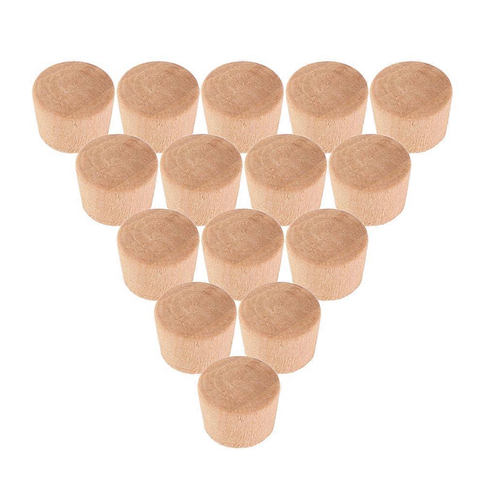 Wooden Cabinet Hole Plugs for Furniture in Khaki Color Reusable and Easy to Use Decorative Wood Caps for Home Projects 100pcs